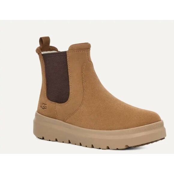 UGG Men's Burleigh Chelsea Boot, Chestnut, 11.5 Brand new with box. 100% AUTHENT - Picture 4 of 11